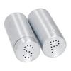 2Pcs Stainless Steel Seasoning Bottles Shaker Lids Condiment Jar Salt Pepper Shaker  Restaurants