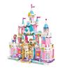 Princess Leah Series: Snowing Swan Castle & Violet Royal Carriage Building Blocks (2605-2616)