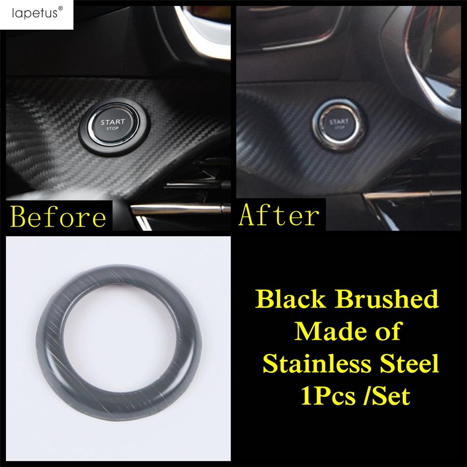 Car Shift Gear Water Cup Panel / Dashboard Air AC Outlet / Start Stop Button Cover Trim Accessories For Peugeot 2008  -