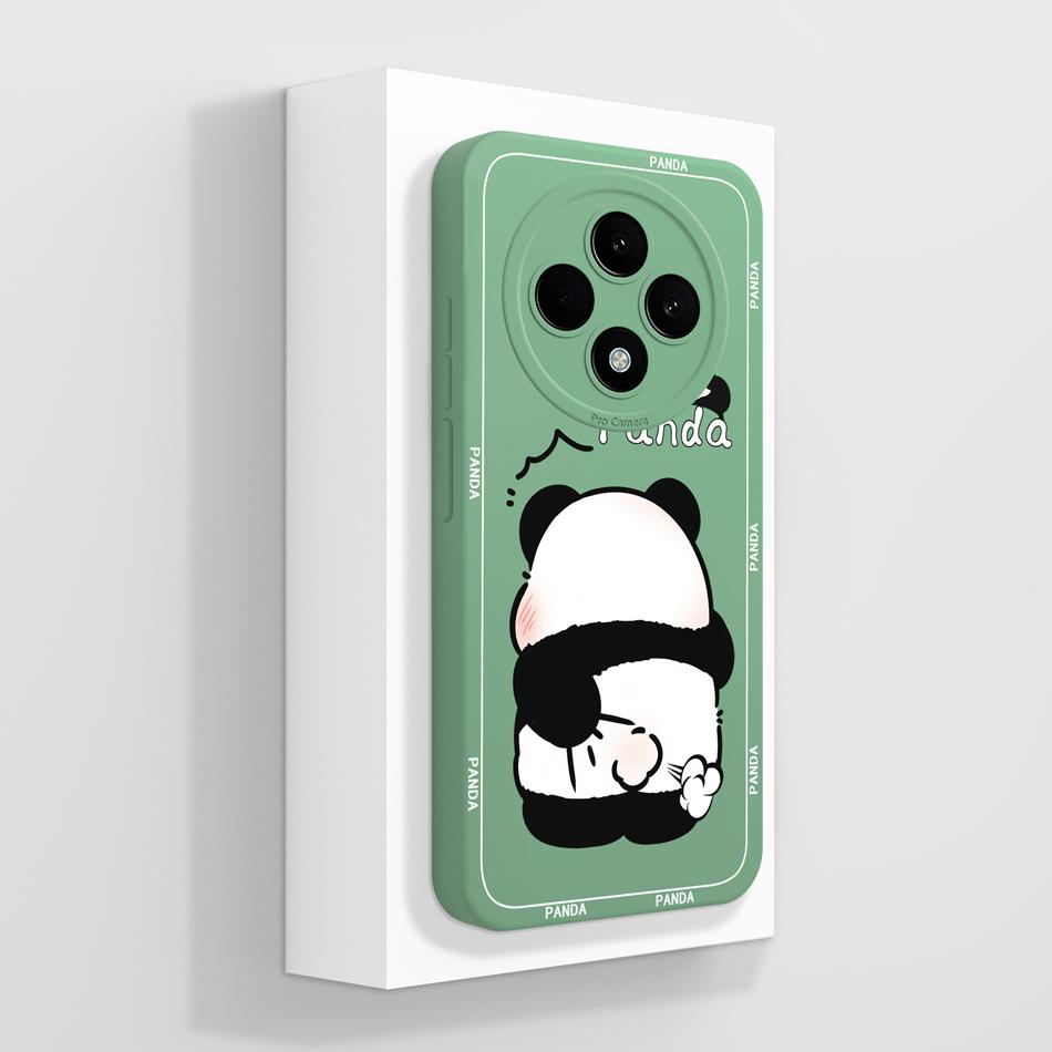 For Oppo Reno 12F Case Cute Anime High Quality Funda Soft Liquid Silicone Bumper For Oppo Reno 12 F 4G 5G Anti Drop Back Covers