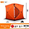  Guest Ice Fishing Tent Outdoor Tent Camping Tent Thickened Quilted Cotton Tent Extreme Cold Warmth Anti-Wind Waterproof