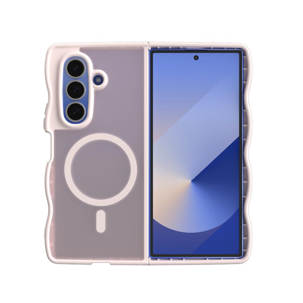 Shockproof Matte Translucent Phone Case for Samsung Galaxy Z Fold 7 6 5 4 5G Fold7 Fold6 Fold5 for Magsafe Magnetic TPU Cover