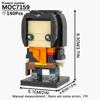MOOXI Anime Series MOC Bricks BrickHeaded Figure Loong DIY Adult Building Blocks Set Model Kids Education Toys For Children Gift