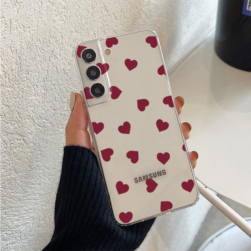 Flowers Clear Case For Samsung Galaxy S22 S20 FE S21 S10 S9 Plus Note 20 Ultra 10 Lite Soft Phone Shell