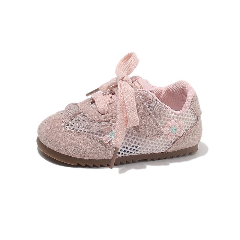 

New Style Girls Sports Shoes with Good Breathability 23 розовый