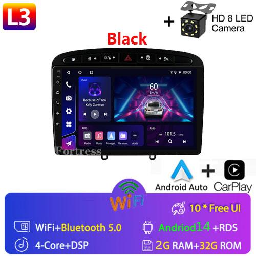 Android14 Car Radio for Peugeot 408 308 308SW 2007-2020 Multimedia Video Player Navigation GPS Carplay Auto 4G Stereo 2Din