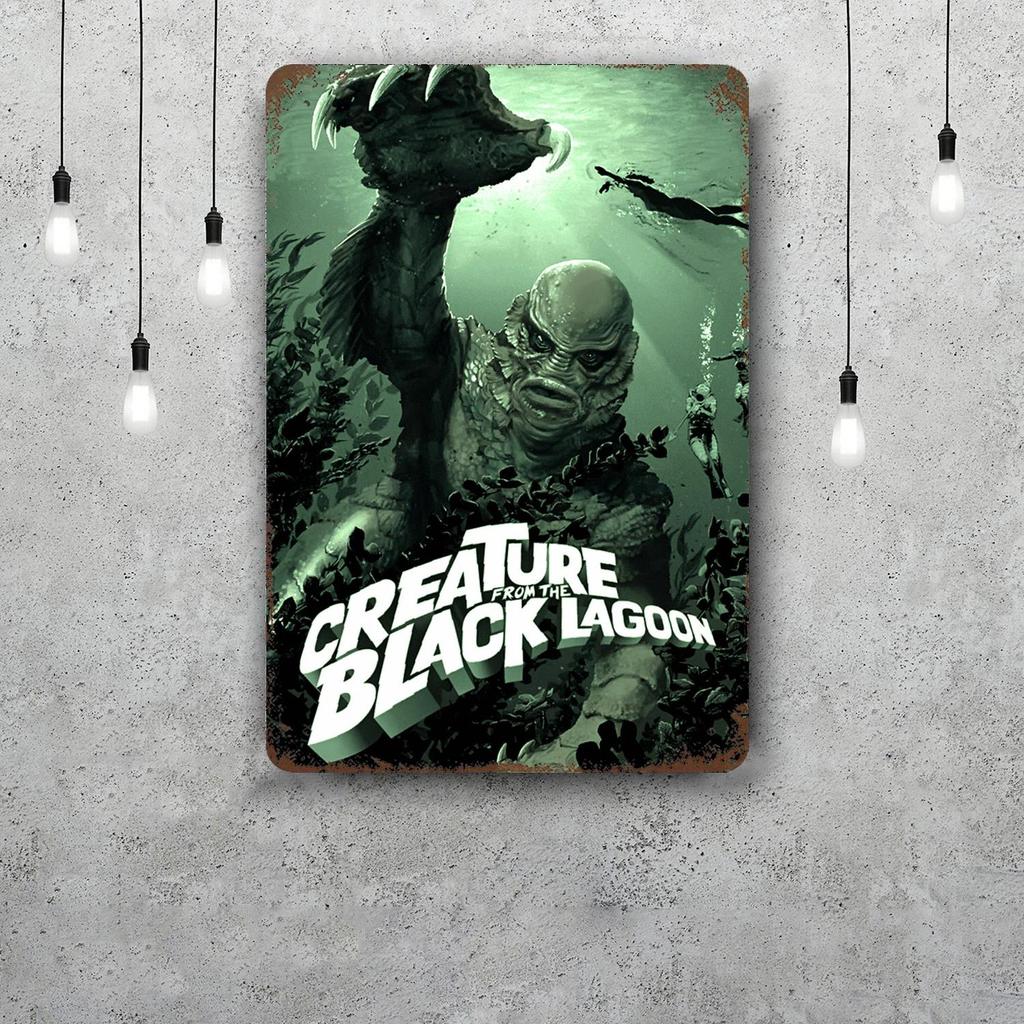 black lagoon 3 cartoon Decor Vintage Metal Signs Tin Signs Captain Poster Decor for Bar Pub Club Man Cave Wall Decoration