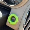 1 STK Auto Innenraum DIY Zubehör Personalisiert Modifiziertes Auto Ein-Knopf Startknopf Zündschalter Drehbarer Schutzdeckel