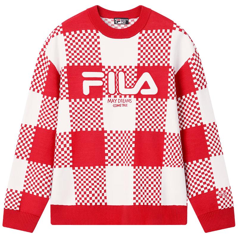 

FILA Unisex Plaid Knit Sweater XL