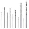 10Pcs HSS High Speed White Steel Twist Drill Bit Set For Rotary Tool New