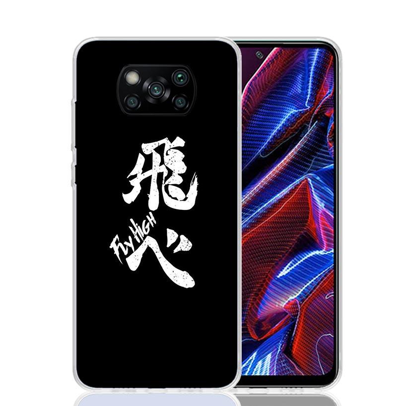Haikyuu Oya Volleyball Anime Case Phone Cover for Xiaomi Poco X3 Nfc X5 X6 X7 X4 Gt F7 Ultra F6 F5 Pro F4 F3 M5S M5 M4 M3 5G Tre