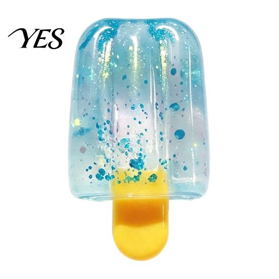 Ice Stick Stress Reliever Glitter Squeeze Toy, Relief Simulation Cream Sensory TPR Ball Slow Rising Lolly Fidget Toy for Kids Adults Relaxation
