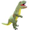 Costum gonflabil Tyrannosaurus Rex cu piele verde pentru adulți