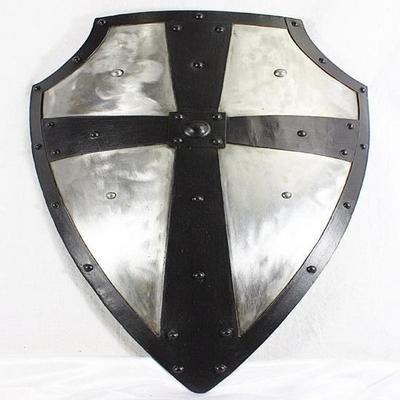 76,2 cm Mittelalterlicher Templer-Rüstungsschild Kreuzritter Krieger Beschützer Rollenspielschild