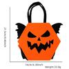 Festival Halloween Candy Bag Gift Cookie Bags Bat/Skull/ Skeleton Shaped Packaging Bags for Trick or Treating Pouch