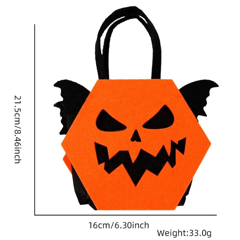Festival Halloween Candy Bag Gift Cookie Bags Bat/Skull/ Skeleton Shaped Packaging Bags for Trick or Treating Pouch