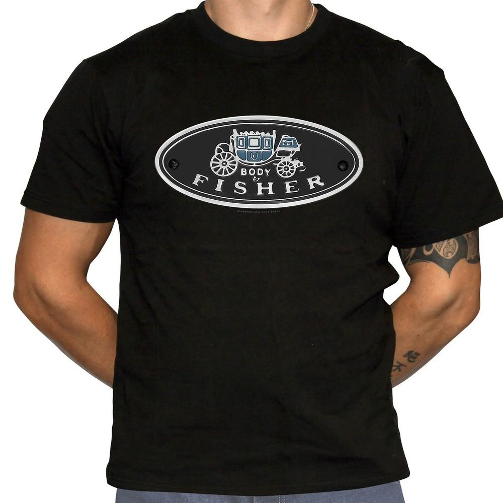 

Body By Fisher T-Shirt - Defunct Auto Body Design Agency - 100% Cotton Shirt M