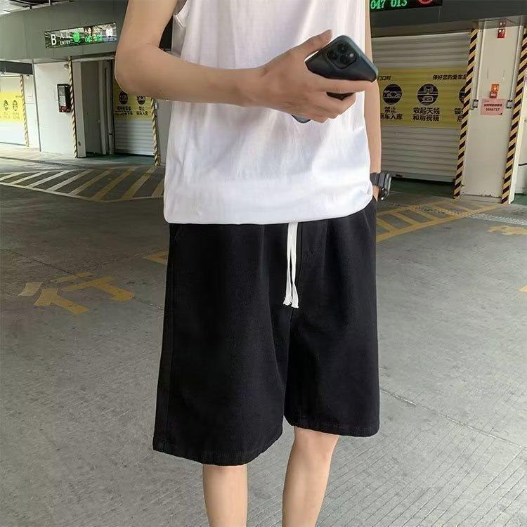 Джинсы мужские JYL Американский Хай-стрит Универсальные Весенние Свободные Широкие Штаны-Гарем Деним L амарантовый