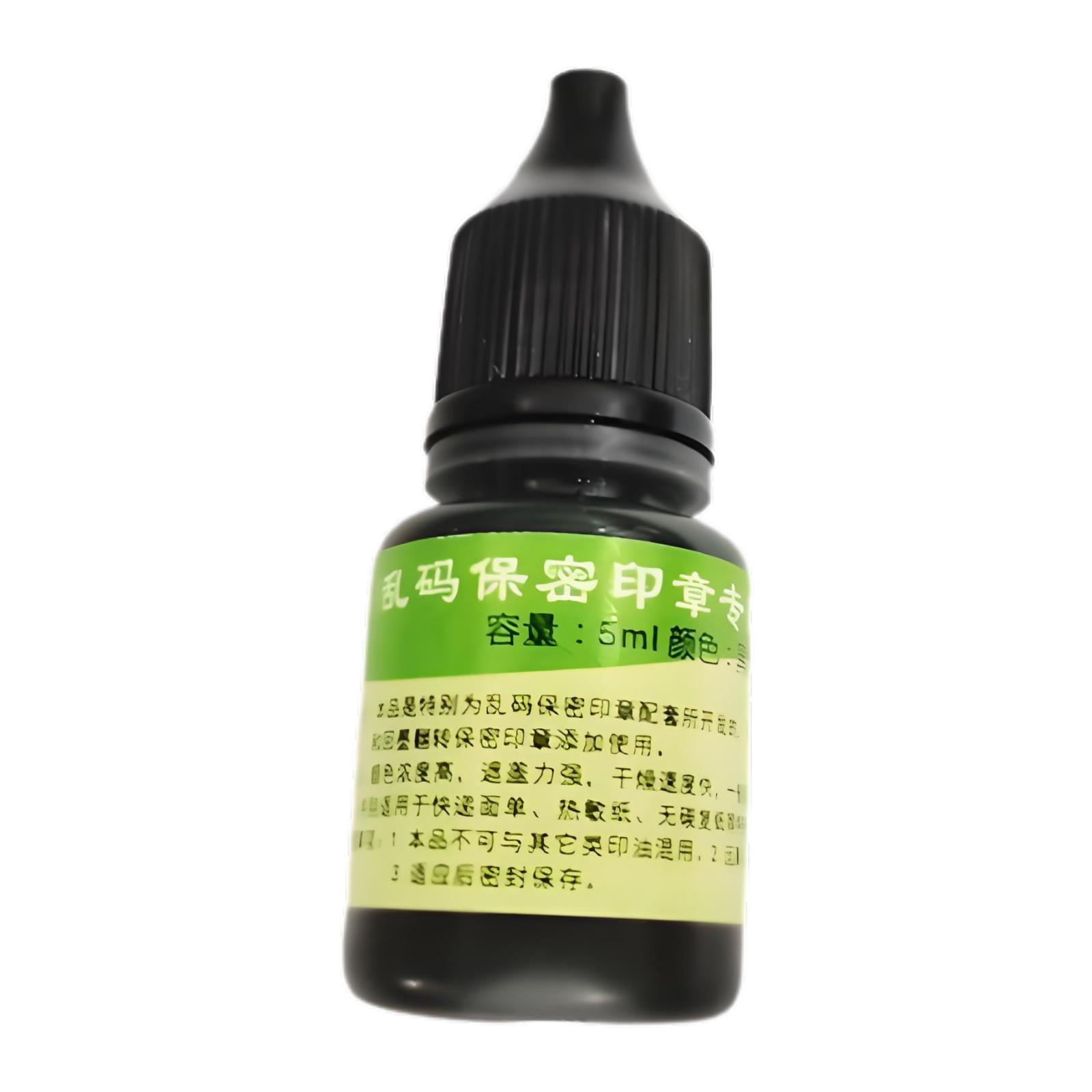 Stamp Refill Ink 0.17oz Bottle DIY Accessory Photosensitive Printing Oil for Scrapbooking Guard Stamp Stamp Pads Office Home