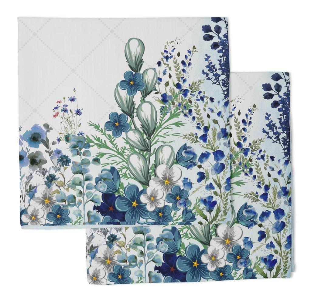 Vargottam Luxury Collection Dinner Table Linen Decor Cotton Napkin Printed Fabric Reusable Napkins Set Of 12, 20   X 20   - Asian