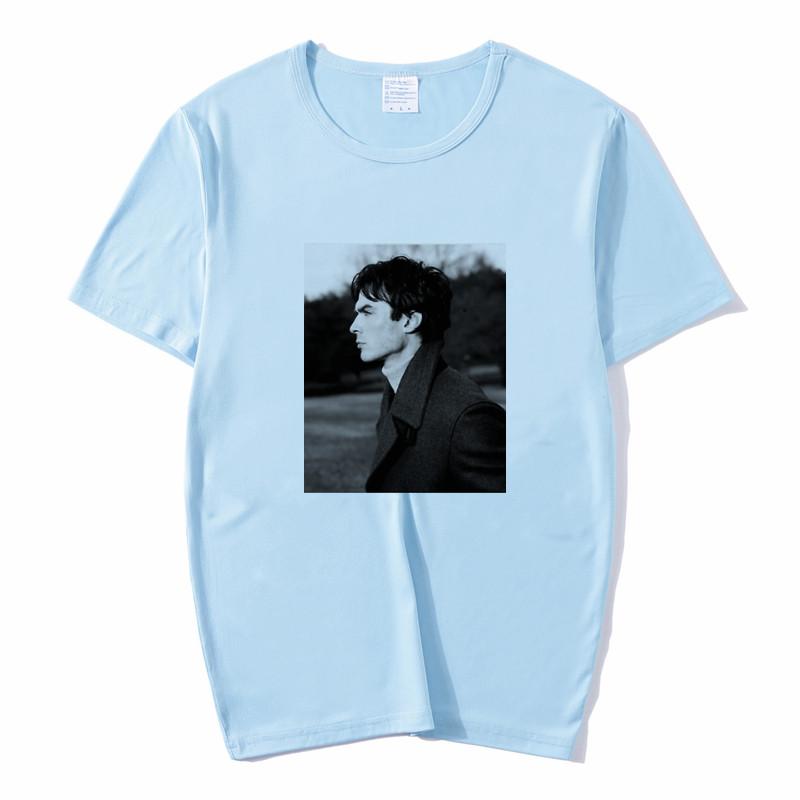 La Maglietta Diaries Stampa Damon Estiva Larga T-shirt Donna Ulzzang Casual T-shirt Harajuku
