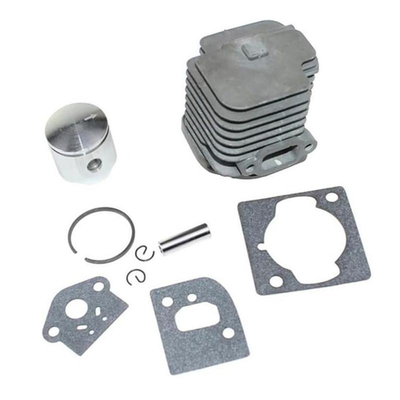 Cylinder piston kit compatible with For DH165ST DH185ST DH232 DH235 HT232 HT235 hedge trimmers metal replacement
