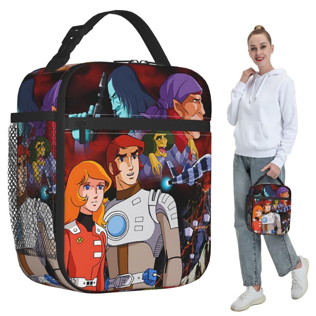 Comet Crew Zubehör Captain Future Isolierte Lunchtasche für Damen Büro-Kühltasche Thermische Lebensmittelbox Tragetasche Lunchboxen Behälter