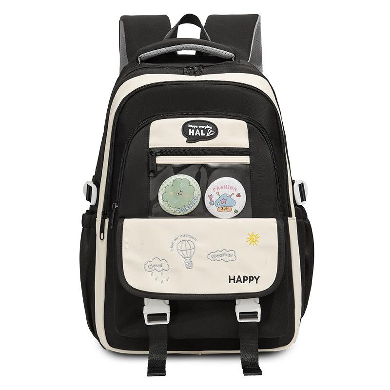 Backpack Korean version of college style light and fresh girl backpack campus class outdoor travel student schoolbag