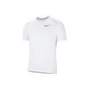 Dri-Fit rychleschnoucí, reflexní, ležérní běžecké tričko pánské topy bílé CU0327-100