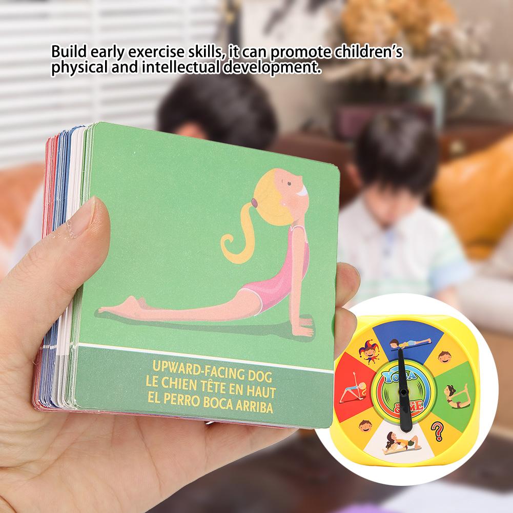 Pose Game Cards Interactive Children   Game with Bright Colors for Parents and Kids