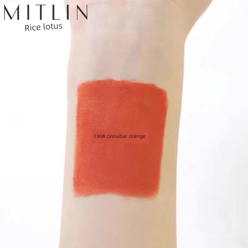 Luxurious Non-Stick Lipstick That Enhances Complexion, Cinnamon Milk Tea Bean Paste Matte Lipstick That Doesn'T Wear Off