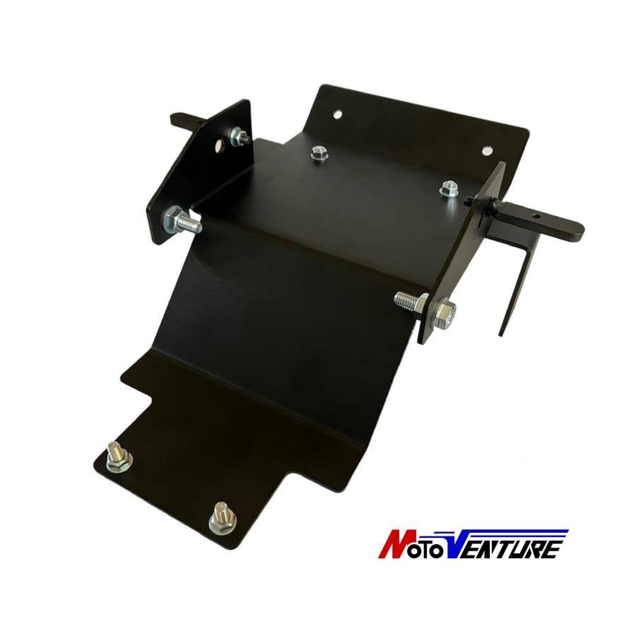 MOTOVENTURE Black Anodized Aluminum Fender Eliminator Kit for CB750F RC04, CB900F, and CB1100F, Includes Short Turn Signal Brackets and Bolts