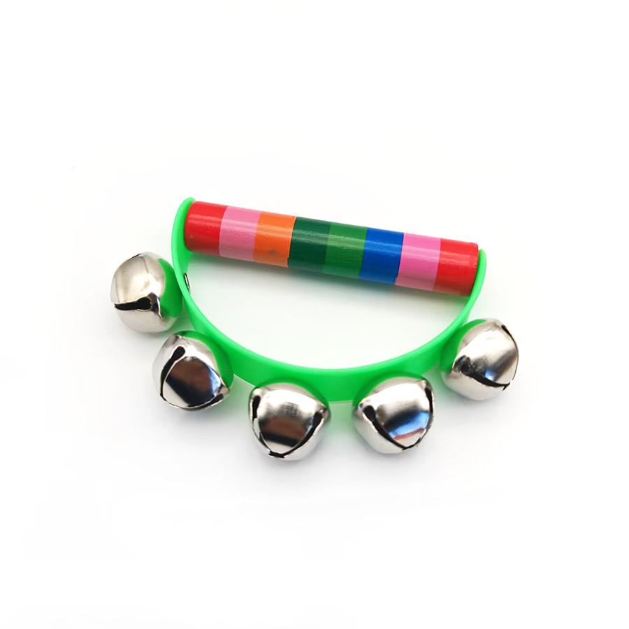 

5 Colors Available Half Round Hand Ringing Bell Creative Education Toys Classic Musical Performance Instruments Gift for Kids
