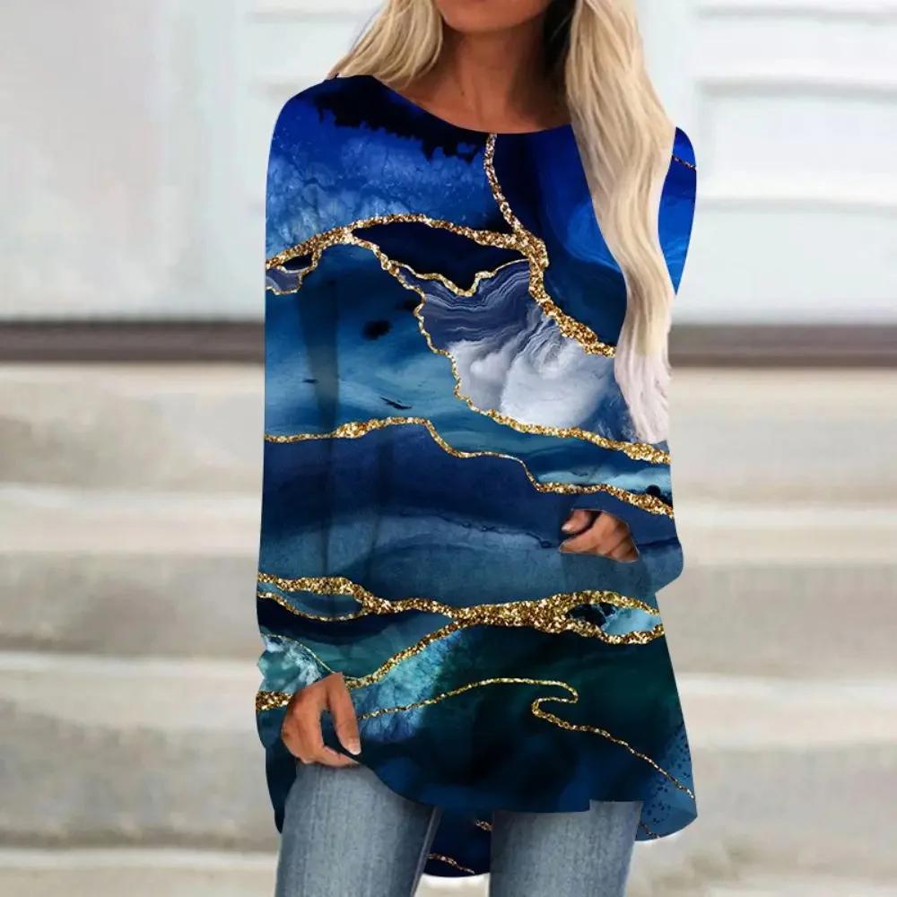 Высококачественный новый модный и повседневный женский свитер с круглым вырезом — фото 13