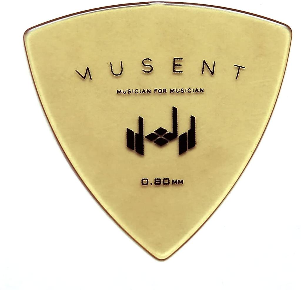 Musent Made in Japan Standard Triangle Pick Thickness Trial Set of 3 Ultem 0.60-1.00mm MSNTDPK0000-UTR-03P