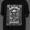 Gothic Tarot T Shirt Death Card Black Occult Goth Macabre Aesthetic Witchy Alternative Clothing Dark Vintage Casual