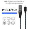 Professional TypeC Male to XL Cable Exceptional Sound Clarities for Laptops