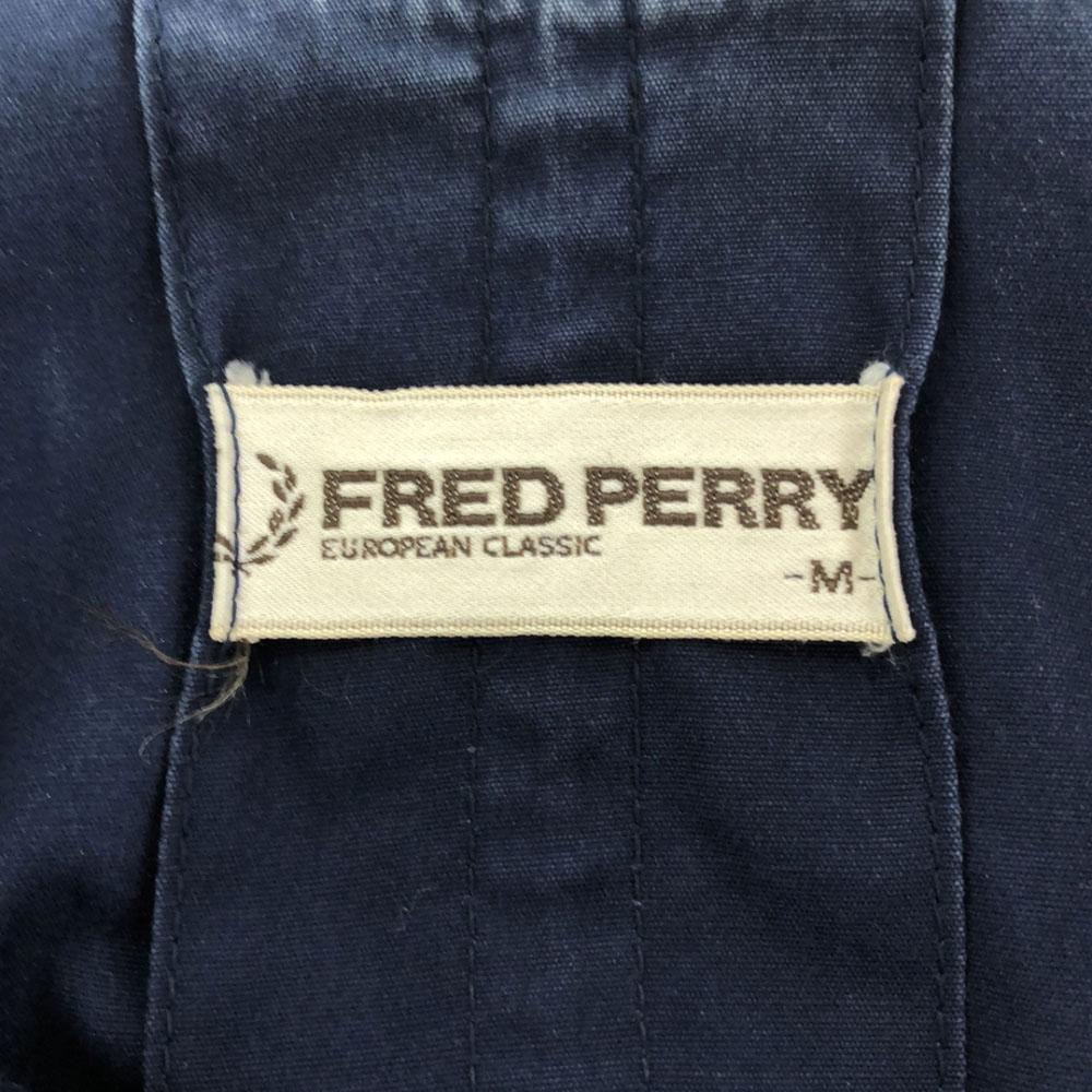 Fred Perry Zip Jacket M Navy Men's Used