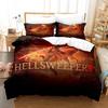 3D Game Hellsweeper VR Printed Bed Set Duvet Cover Pillowcase Bedding Set Bed Linen Sheet Quilt Cover Full Queen King Size