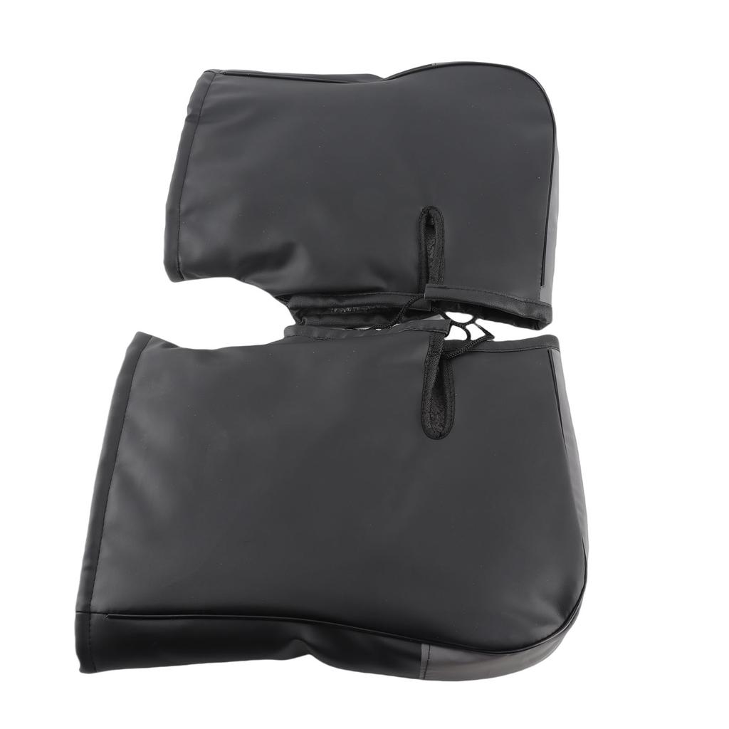 Bike Handlebar Mittens Waterproof Motorcycle Gloves Winter Thermal Windproof PU Gloves for Men Women