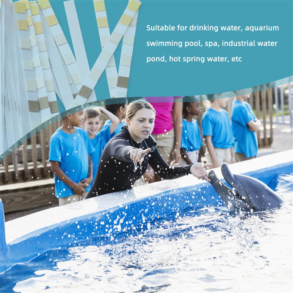 7-in-1 Test Strips Spa and Pool Test Strips Tester Testing Kit for Total Hardness/Total Chlorine/Free Chlorine/Bromine/pH