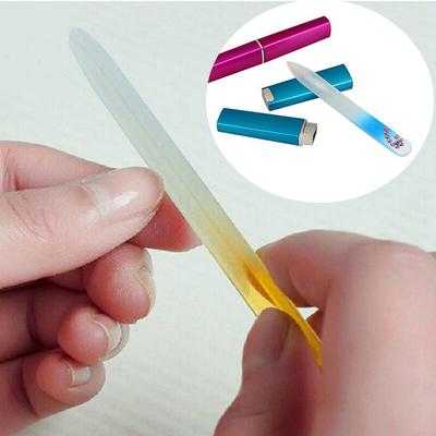 Art Tool Hard Nail Beauty Manicure File Crystal Glass Professional