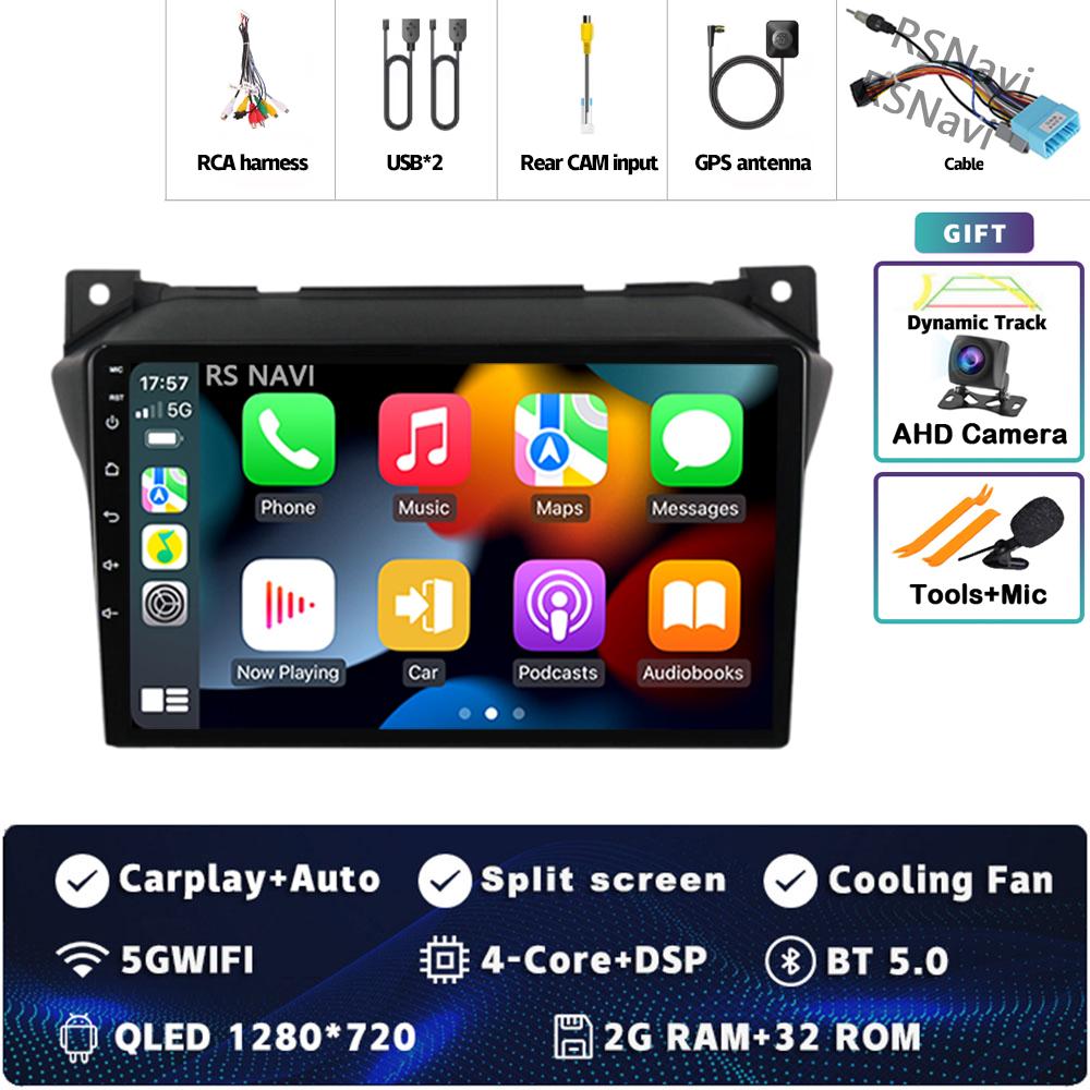 

Android 14 Carplay Auto для Suzuki Alto 2009 2010 2011 - 2017 Автомобильный радиоприемник 4G WIFI Плеер Мультимедиа srereo Навигация Видео GPS BT