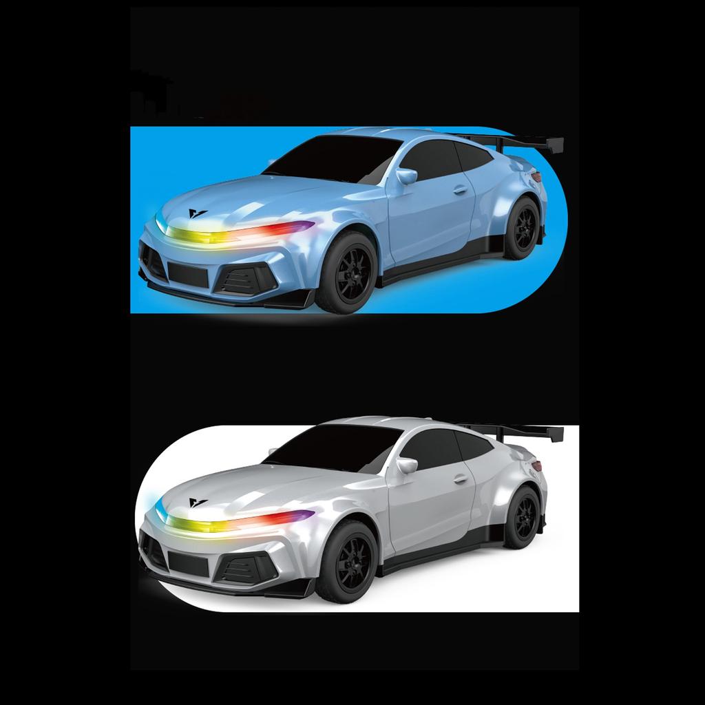 Children's Remote Control Car With Charging Pile Simulation New Energy Electric Car Sports Car Model Electric Toy