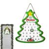 Christmas Countdown Calendar 2025 Advent Sign Home Decor Countdown Calendar Christmas Decorations For Party Wall Door Living