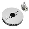 14x3cm High Flow Air Filter Chrome Metal Replacement for SU HS2 1¼ Inch Carburettor for Repair