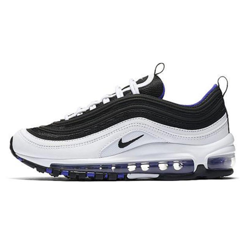 

Nike Air Max 97 White Black Persian Violet GS Sneakers 921522-102 36