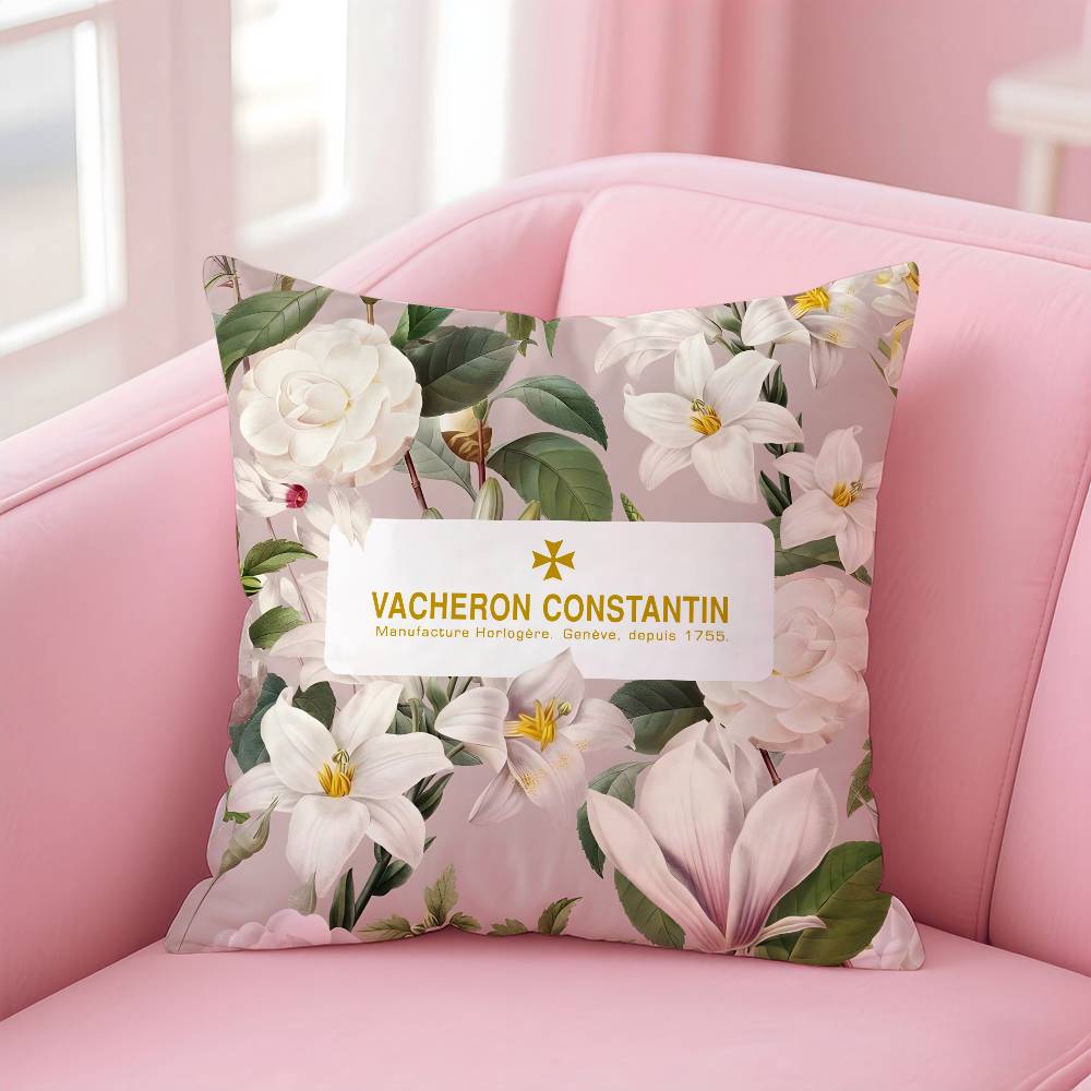 Mode V-Vacherons C-Constantin Kissenbezug Milbenschutz Kissenbezug Unsichtbarer Reißverschluss Seidiger Kurzplüsch Sofakissenbezug