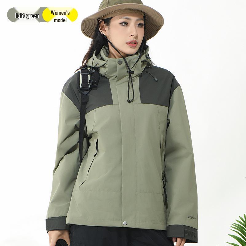 

Men s 2024 Casual Hooded Windbreaker: Thin, Detachable Hood, Outdoor Windproof & Waterproof Jacket XL