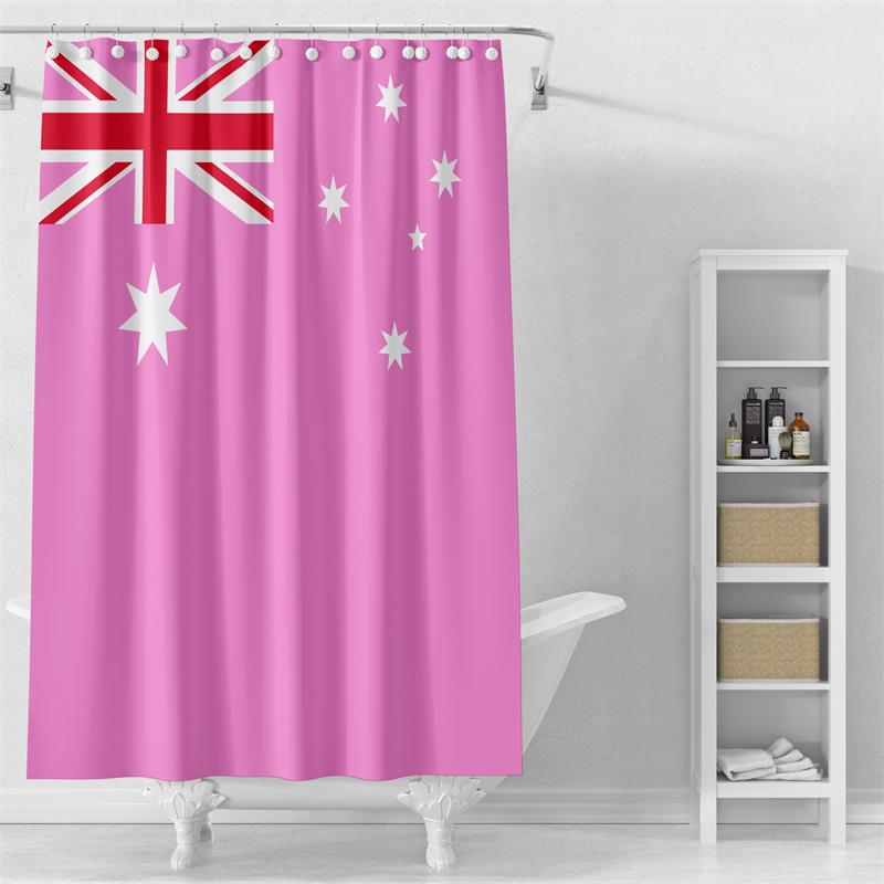 

Gaslight Gatekeep Girlboss Australia Lgbt Rainbow Pride Shower Curtain Set With Grommets And Hooks For Bathroom Decor W60H190(CM)-1 Pcs